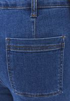 Bayan Mavi Ultra Yüksek Bel Wide-Leg Pantolon