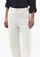 Bayan Bej  Ultra Yüksek Bel Wide-Leg Pantolon