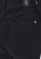 Bayan Siyah Wide-Leg Denim Pantolon