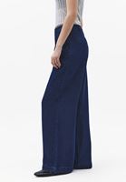 Bayan Lacivert Wide-Leg Denim Pantolon ( TENCEL™ )