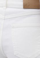 Bayan Beyaz Wide-Leg Denim Pantolon