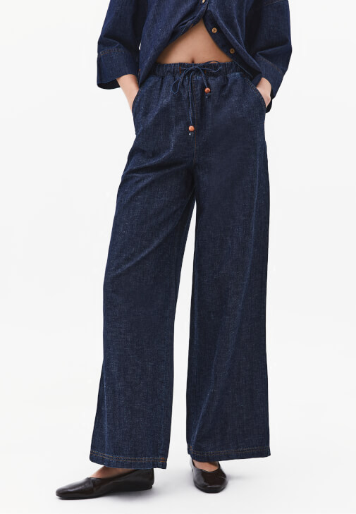 Keten Karışımlı Pantolon ve Keten Gömlek Kombini