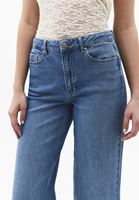 Bayan Mavi Wide-Leg Denim Pantolon