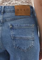 Bayan Mavi Wide-Leg Denim Pantolon